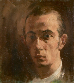Zelfportret van Roger De Wilde op zijn zeventiende